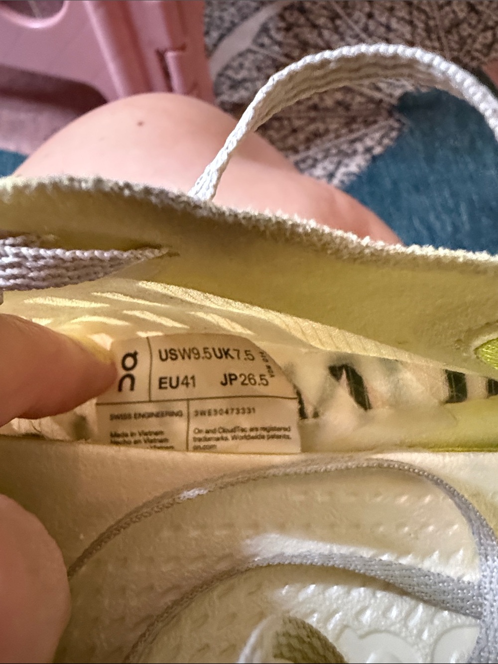 OnCloud CloudBoom Strike Women’s Running Shoes - Yellow - Picture 9 of 16